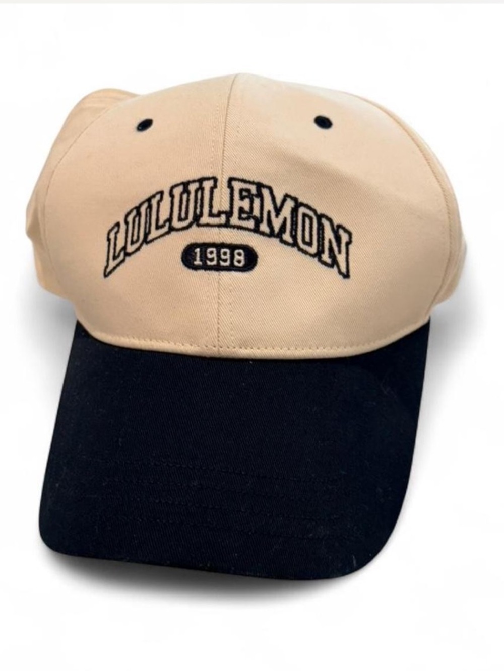 Lululemon Unisex Structured Ball Cap 1998 | Ivory/True Navy | L/XL - Picture 2 of 5